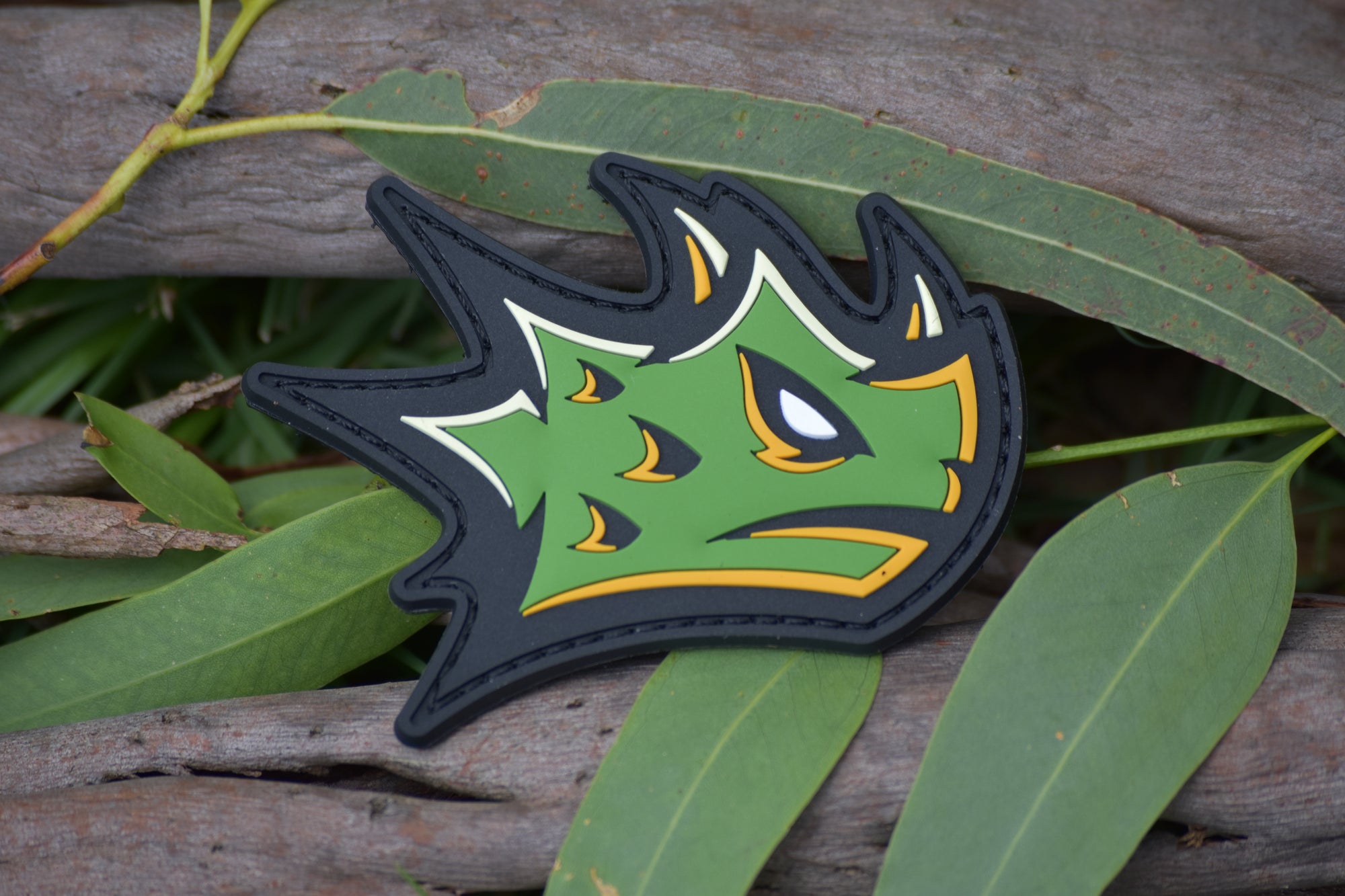 MAXTRAX Spike Logo Green & Gold Morale Patch