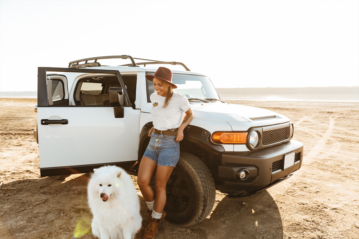 MAXTRAX Army White TShirt Womens